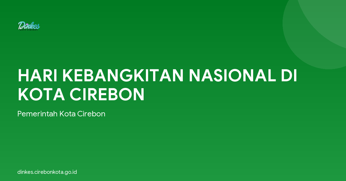 HARI KEBANGKITAN NASIONAL DI KOTA CIREBON