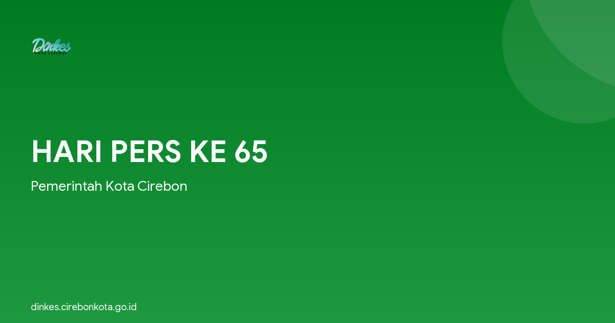 HARI PERS KE 65
