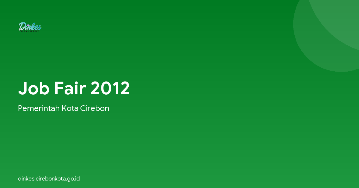 Job Fair 2012