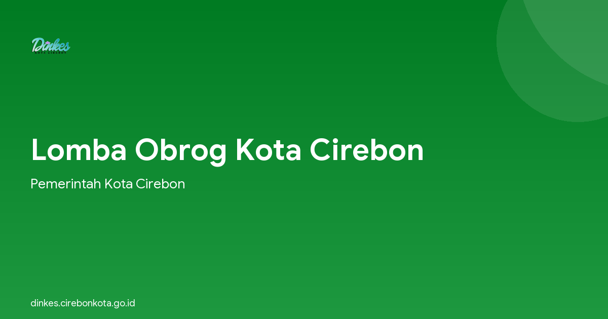 Lomba Obrog Kota Cirebon