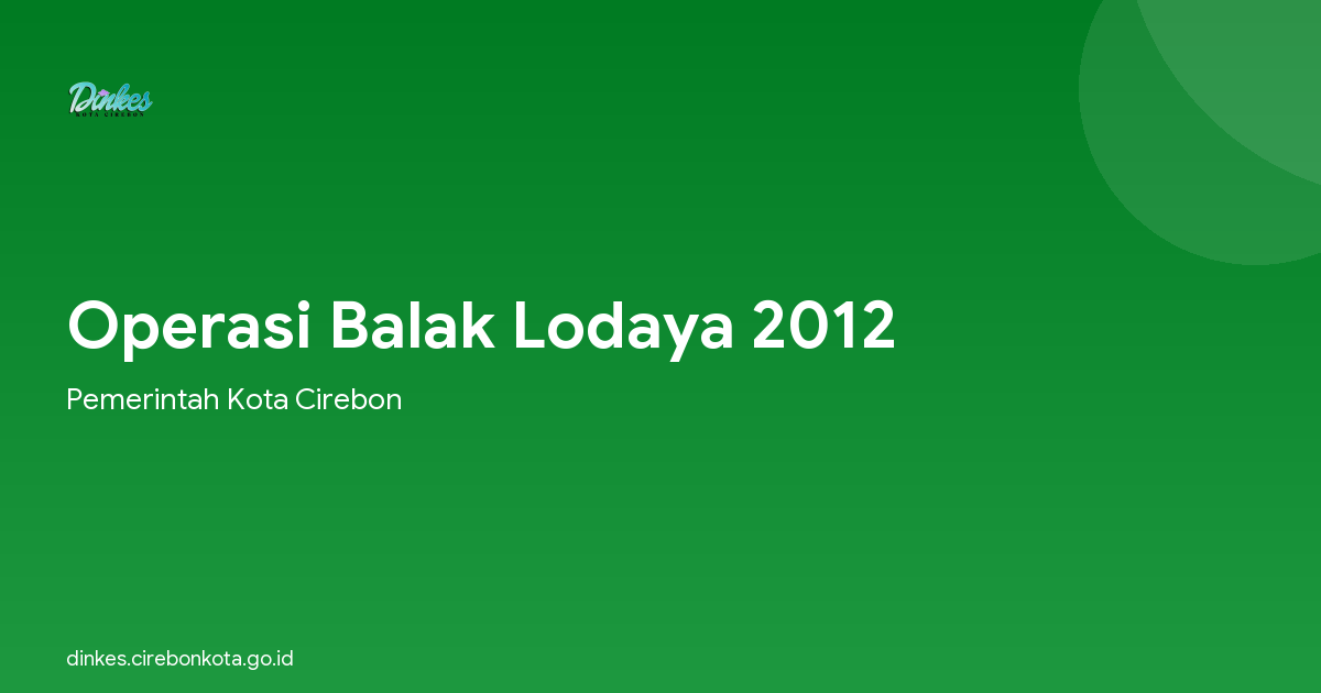 Operasi Balak Lodaya 2012