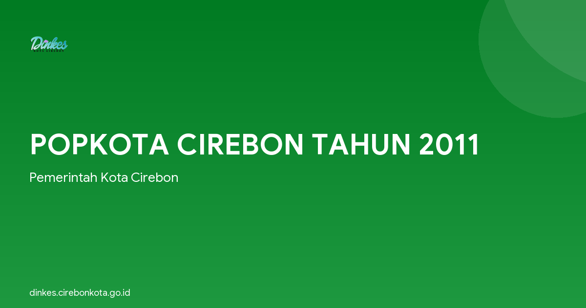 POPKOTA CIREBON TAHUN 2011