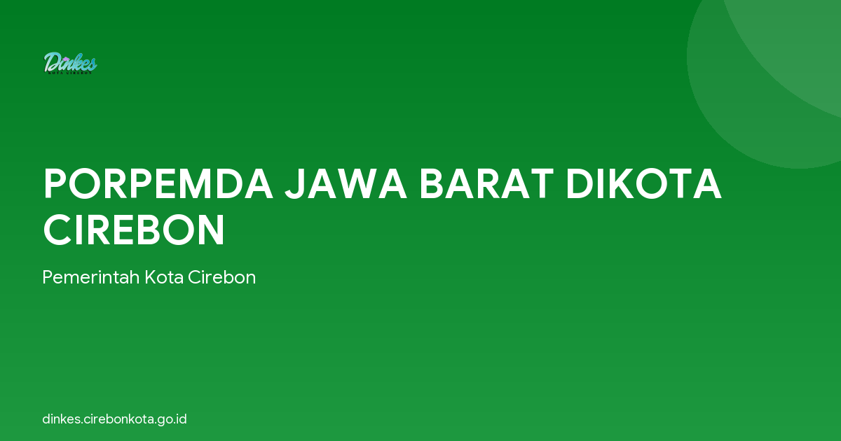PORPEMDA JAWA BARAT DIKOTA CIREBON