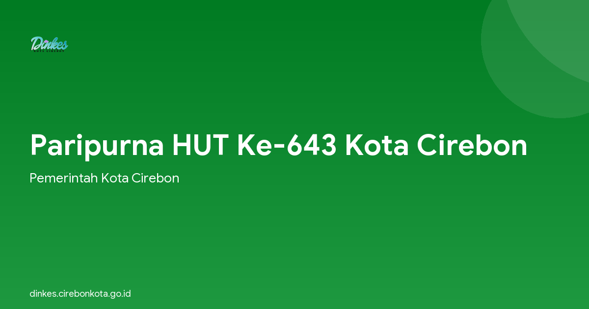 Paripurna HUT Ke-643 Kota Cirebon