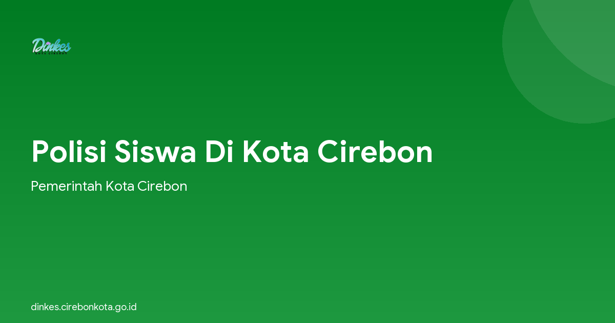 Polisi Siswa Di Kota Cirebon