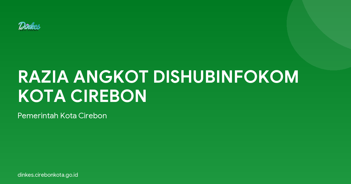RAZIA ANGKOT DISHUBINFOKOM KOTA CIREBON