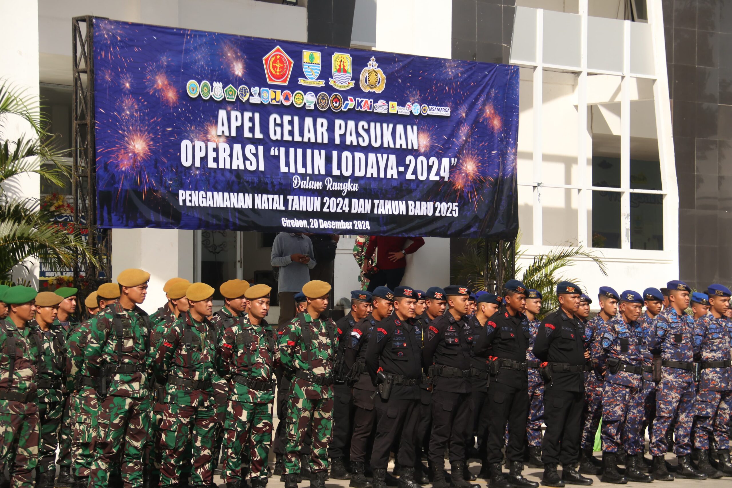 Pj Wali Kota Pimpin Apel Gelar Pasukan Operasi Lilin Lodaya 2024 dan Pemusnahan Miras