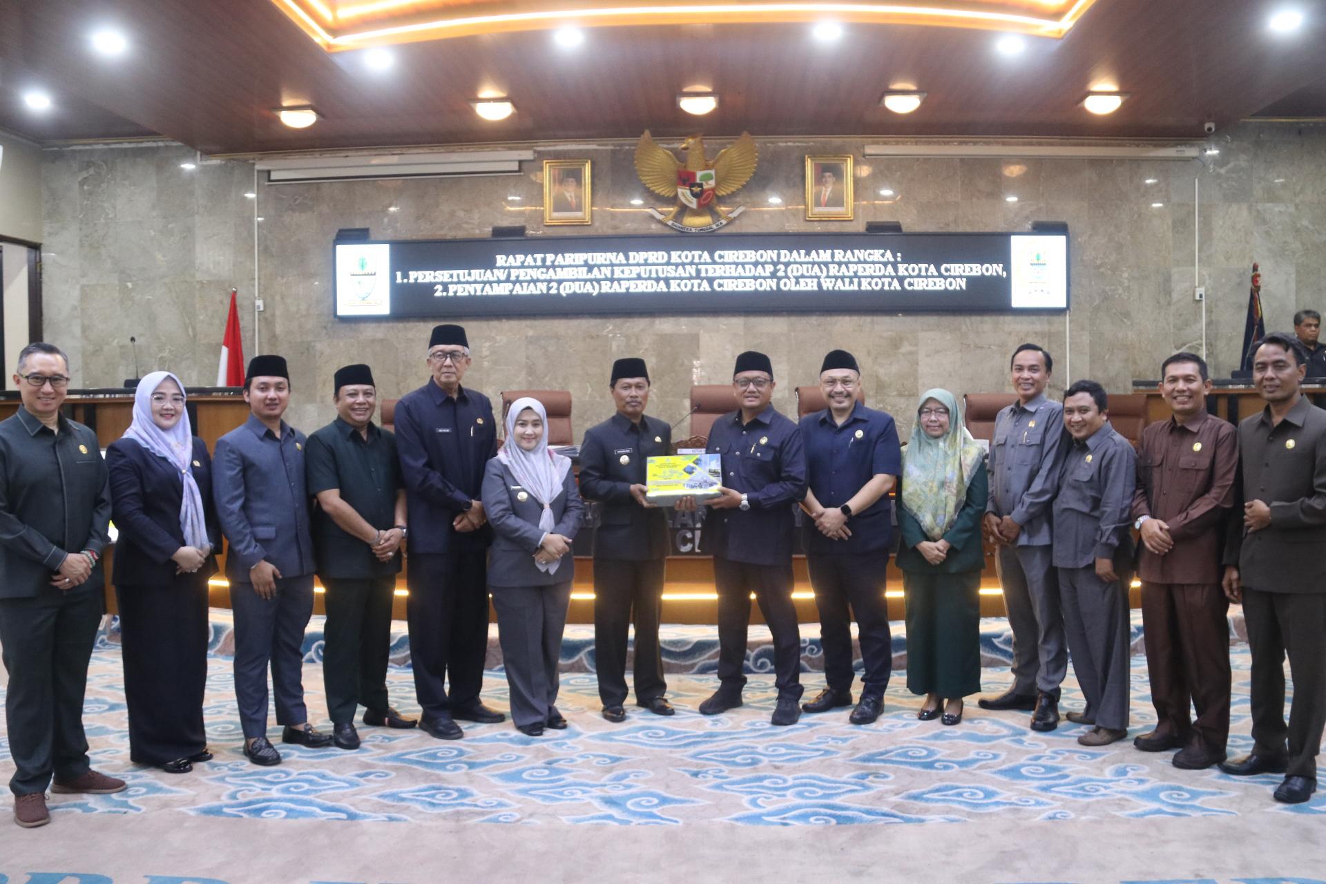 Dua Raperda Baru Disampaikan, Dorong Pertumbuhan Ekonomi dan Akuntabilitas APBD Kota Cirebon
