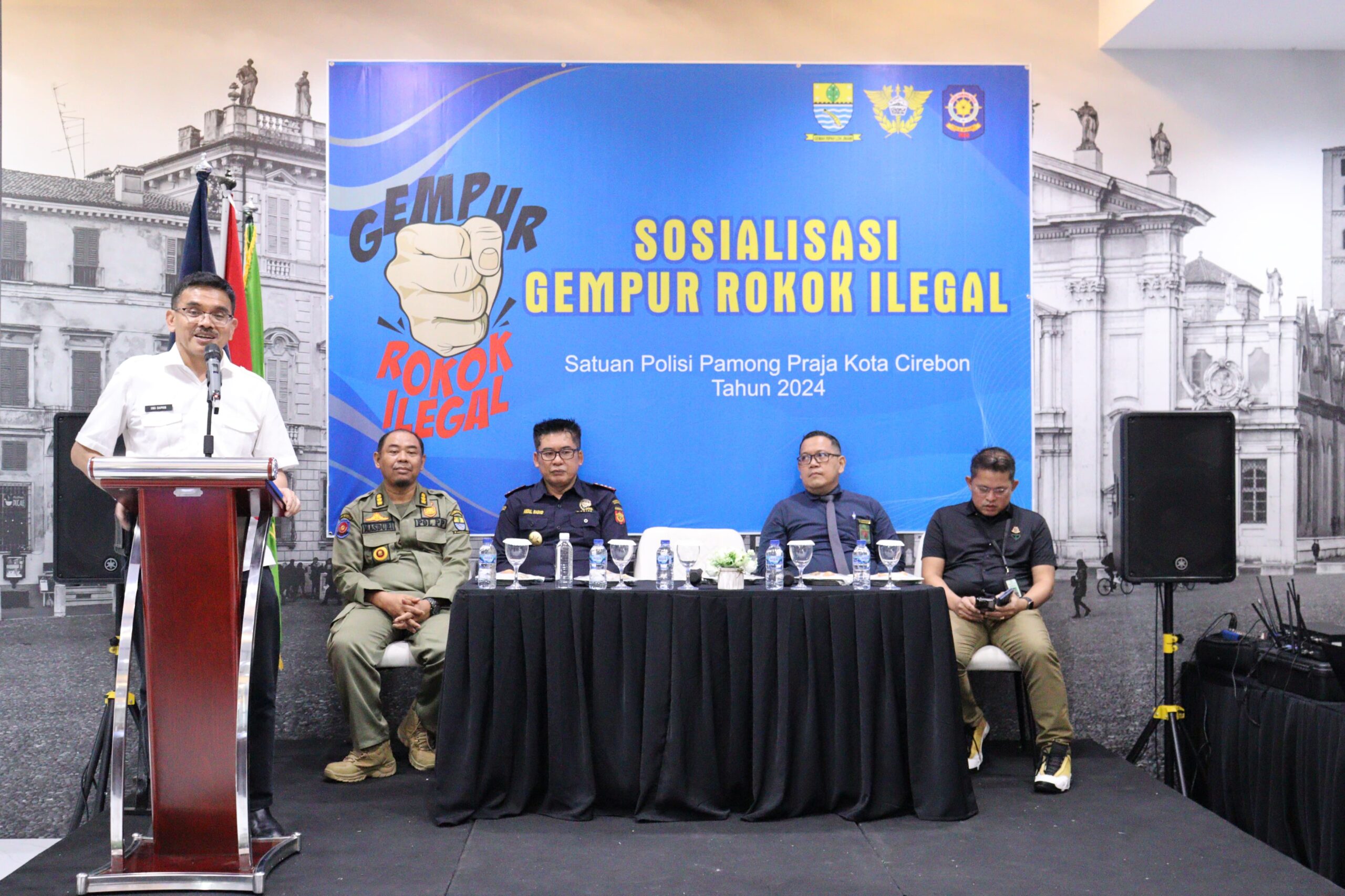 Sosialisasi Gempur Rokok Ilegal, Pj Sekda Ajak Ciptakan Lingkungan Sehat dan Peran Aktif Masyarakat