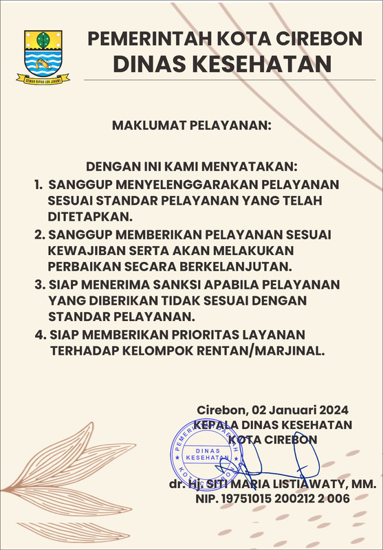 Maklumat Pelayanan