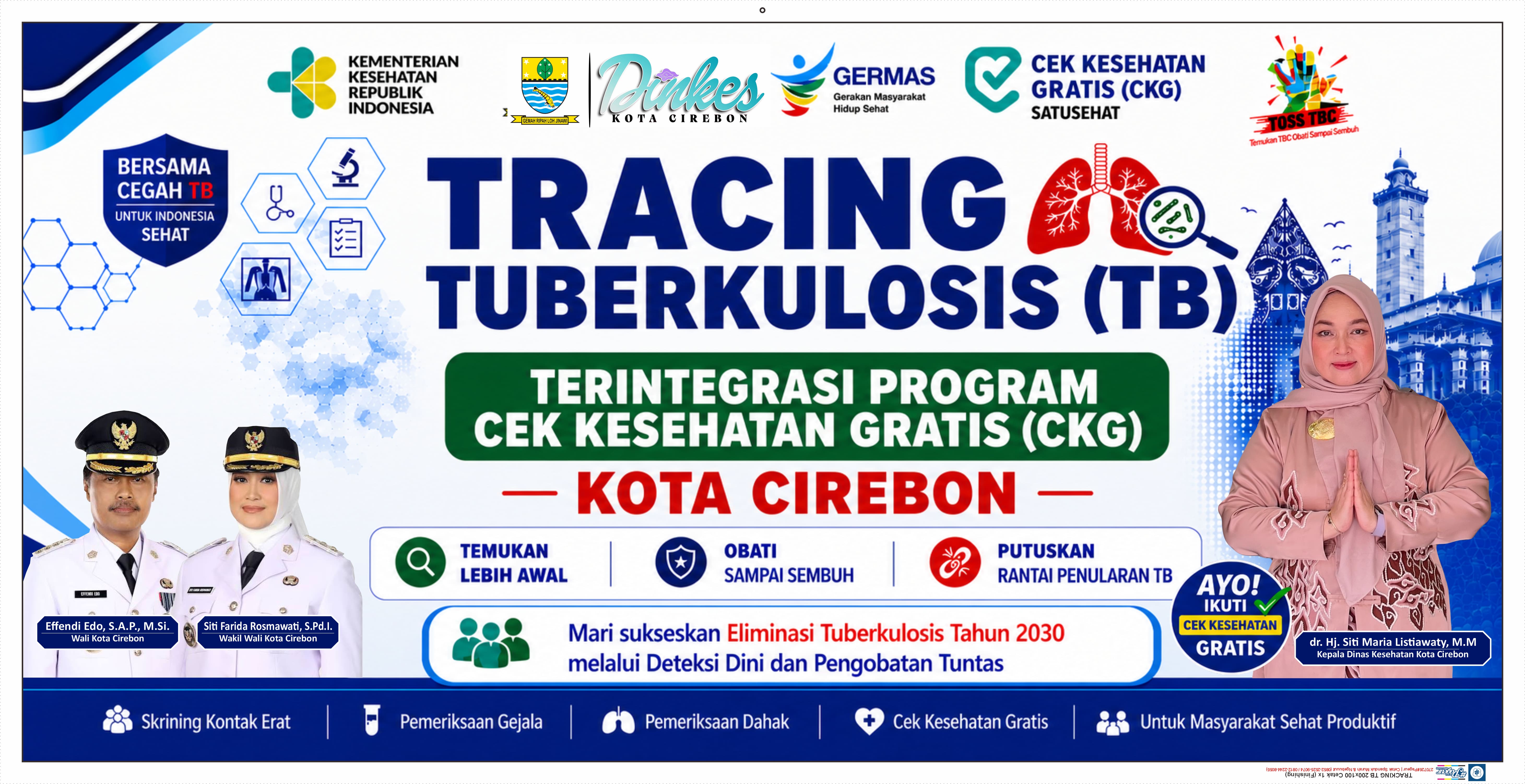 Tracing Tuberkulosis Terintegrasi Program Cek Kesehatan Gratis Kota Cirebon